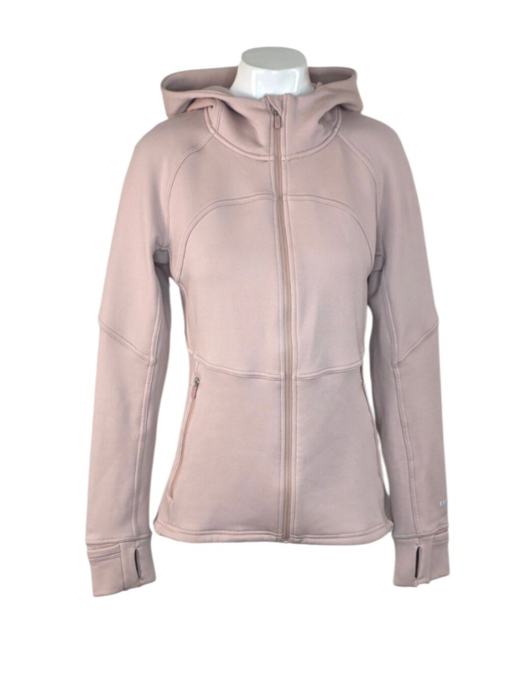 Lululemon Fleece Flurry Jacket Mink Berry, Tech Fleece, Long Sleeve, Full Zip, 8